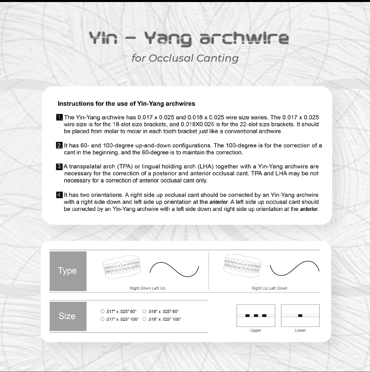 Yin Yang Wire (TMA) - 1825 Lower 60 degree (Sold per unit) - Image 3